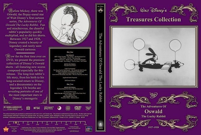 dvd cover The Adventures Of Oswald The Lucky Rabbit