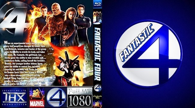 dvd cover Fantastic 4 Four