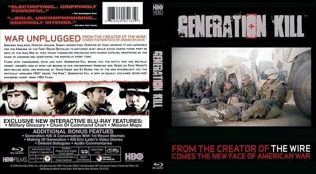 dvd cover Generation Kill br 3 15mm