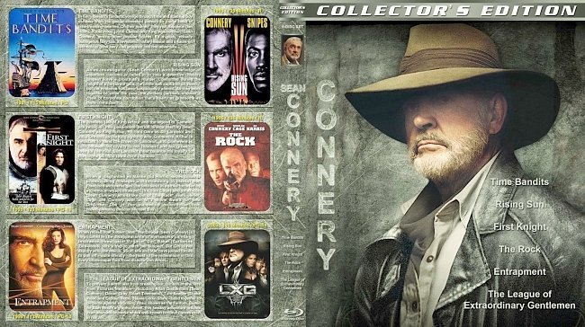 dvd cover Sean Connery Collection