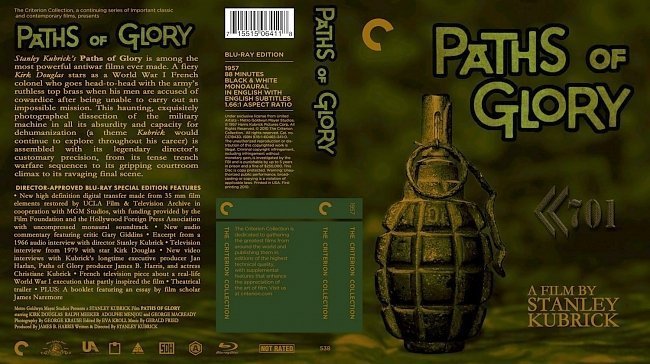 dvd cover Paths of Glory