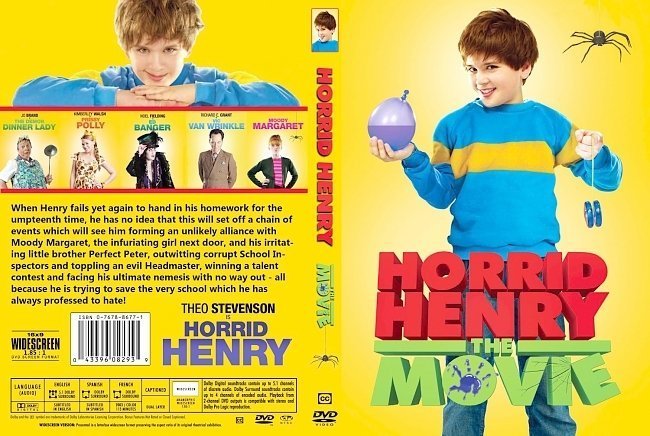 dvd cover Horrid Henry The Movie