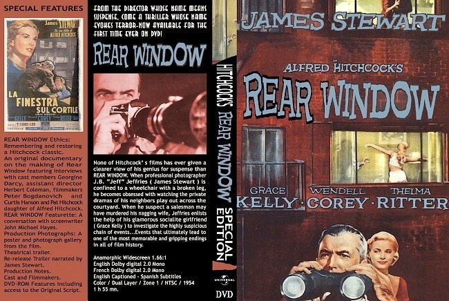 dvd cover Rear Window - Front Covers
