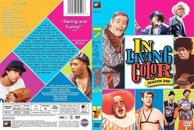 dvd cover In Living Color Season 1