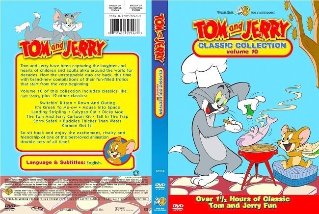 dvd cover Tom And Jerry Classic Collection Volume 10