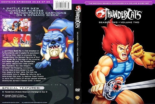 dvd cover Thundercats Season 2