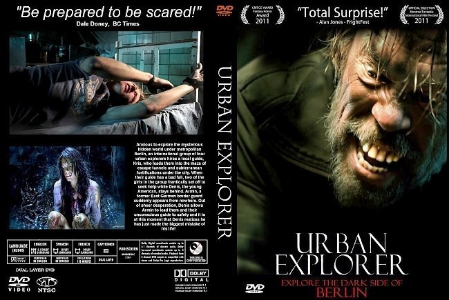 dvd cover Urban Explorer (2011) R1 CUSTOM