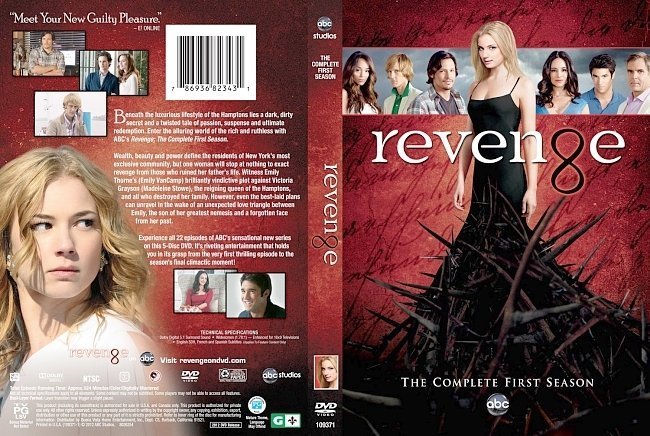 dvd cover Revenge Season 1