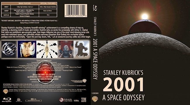 dvd cover 2001: A Space Odyssey