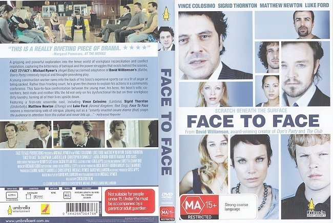 dvd cover Face To Face (2011) R4
