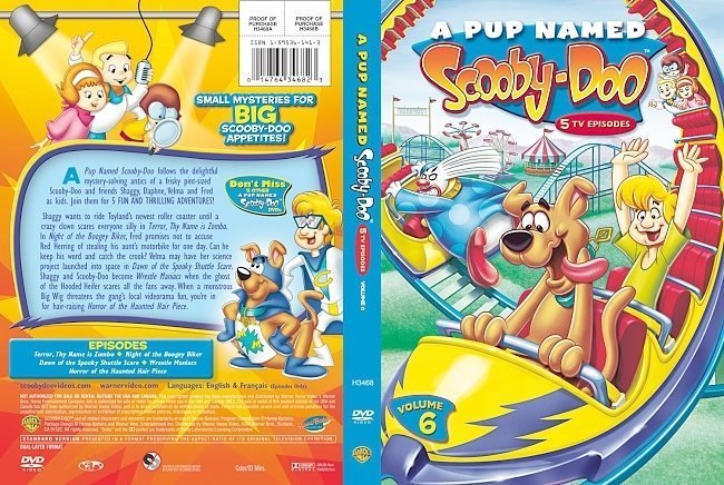 dvd cover A Pup Named Scooby Doo Vol 6