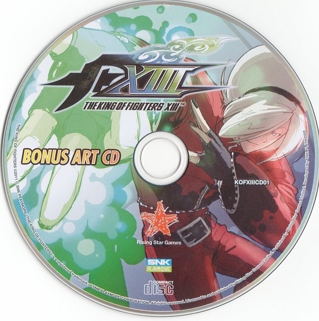 dvd cover The King of Fighters XIII (2011) PAL
