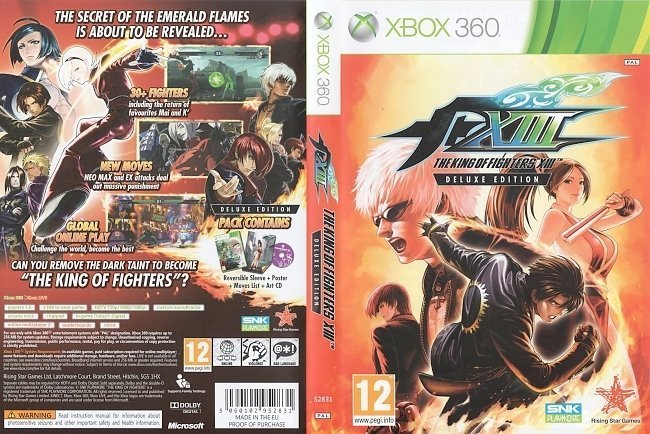 dvd cover The King of Fighters XIII (2011) PAL