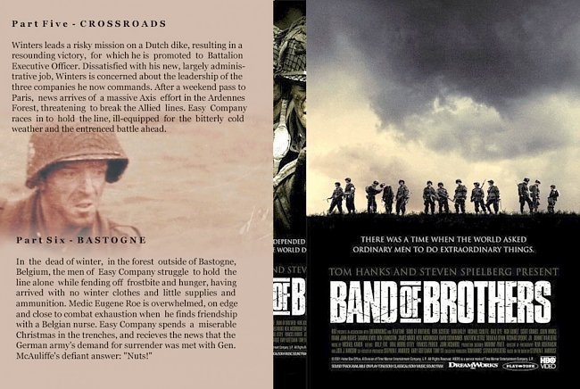 dvd cover Band of Brothers Collection Set 6 s Disc 03 Crossroads, Bast