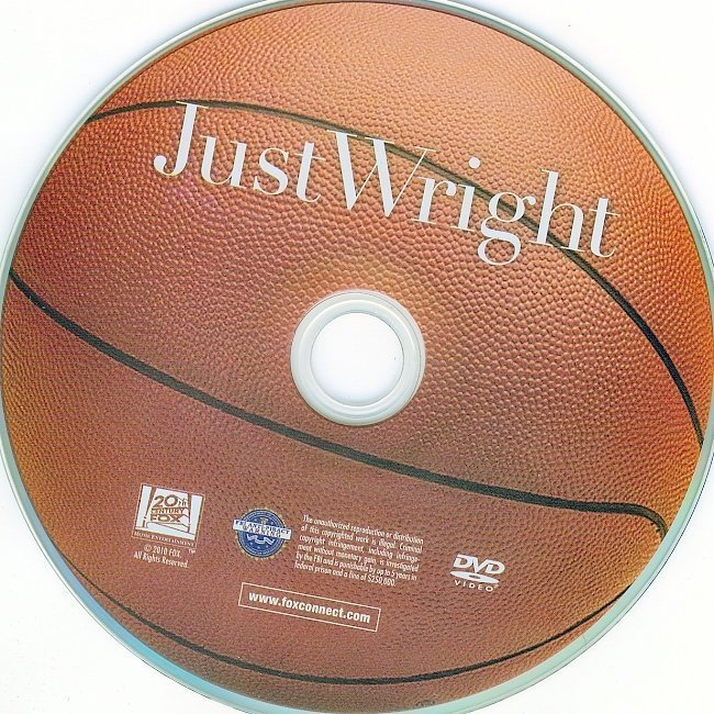 dvd cover Just Wright (2010) WS R1