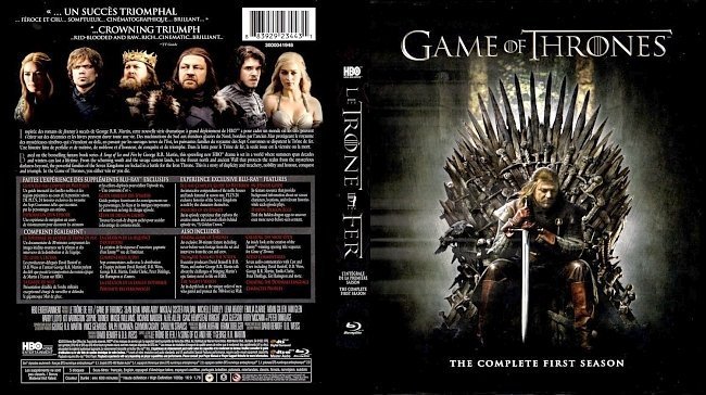 dvd cover Games Of Thrones Le Trone de Fer Bluray3