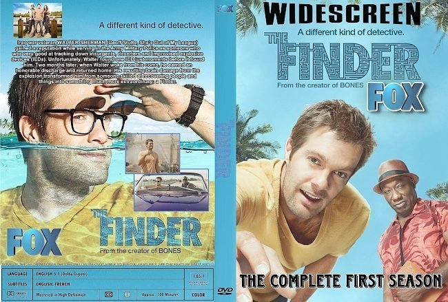 dvd cover The Finder: Season 1 (2011) R1 CUSTOM