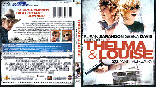 dvd cover Thelma & Louise
