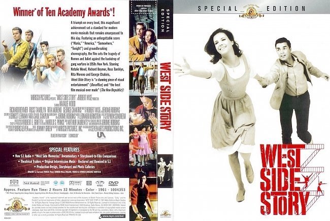 dvd cover West Side Story 1961