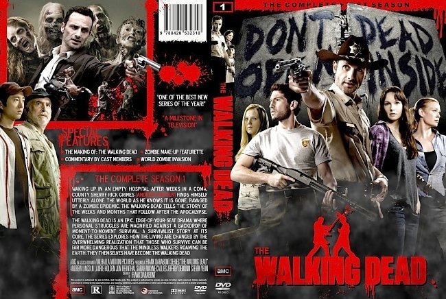 dvd cover The Walking Dead Season 1 2