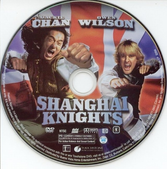 dvd cover Shanghai Knights (2003) WS R1