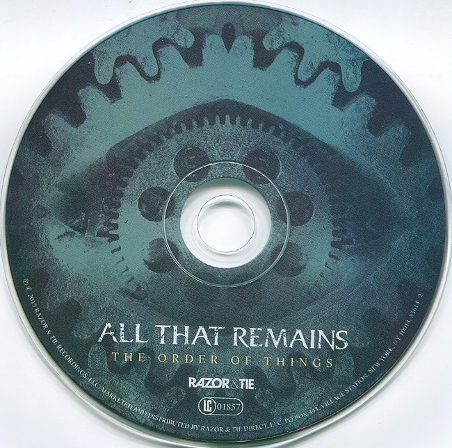dvd cover All That Remains - The Order Of Things