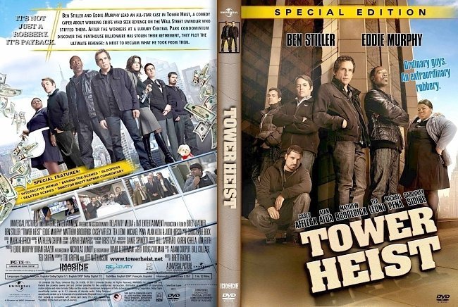 dvd cover Tower Heist