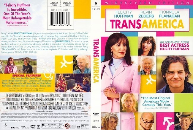 dvd cover Transamerica (2005) R1