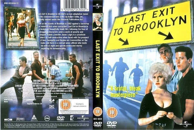 dvd cover Last Exit To Brooklyn (1989) R2