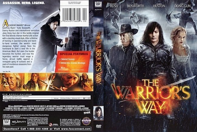 dvd cover The Warriors Way Jmann770