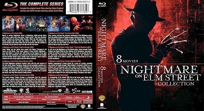 dvd cover Nightmare On Elm Street