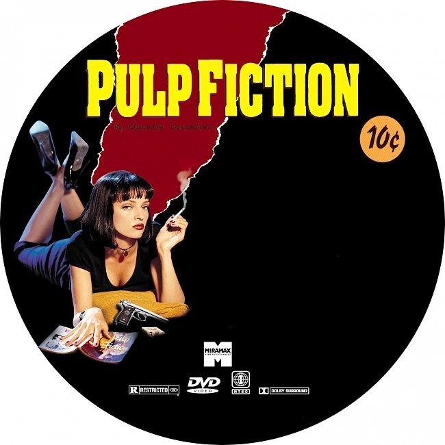 dvd cover Pulp Fiction (1994) R1
