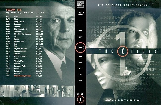 dvd cover The X-Files: Season 1-2-3-4-5-6-7-8-9 DVD Front Covers
