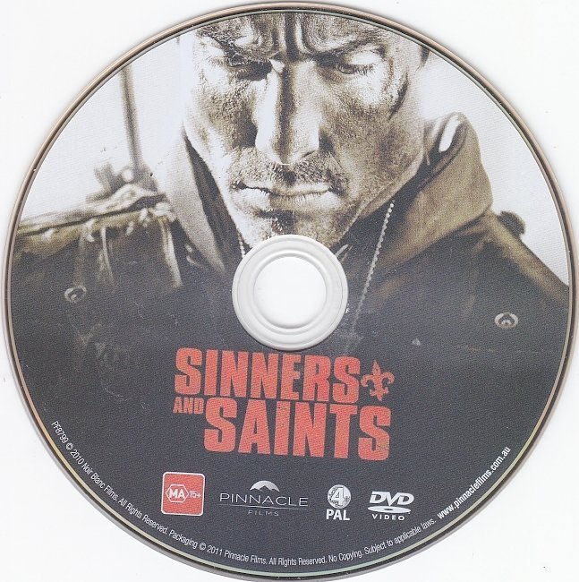 dvd cover Sinners And Saints (2010) R4