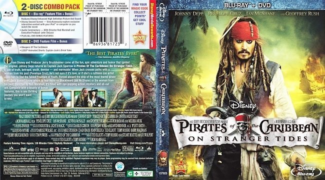dvd cover Pirates Of The Caribbean
