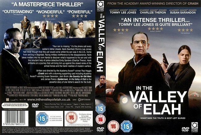 dvd cover In The Valley Of Elah (2007) WS R2