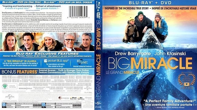 dvd cover Big Miracle Le Grand Miracle