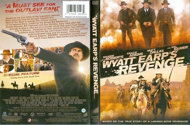 dvd cover Wyat Earp's Revenge