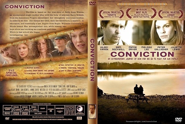 dvd cover Conviction