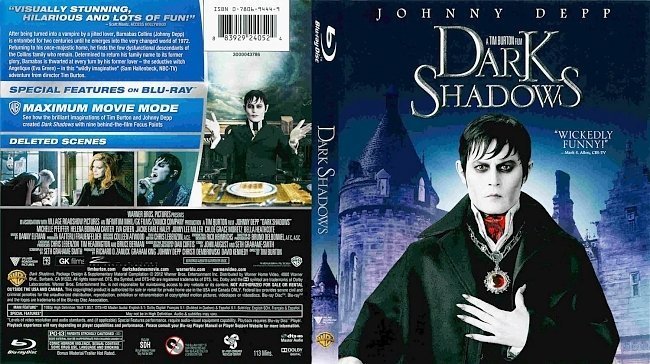 dvd cover Dark Shadows