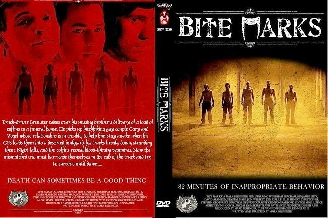 dvd cover Bite Marks (2011) R0 Custom