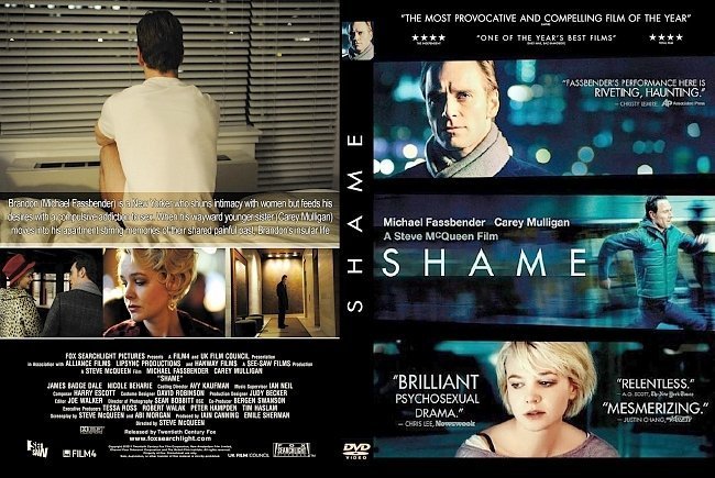 dvd cover Shame (2011) Front Covers