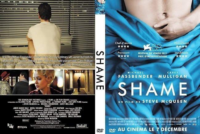 dvd cover Shame (2011) Front Covers