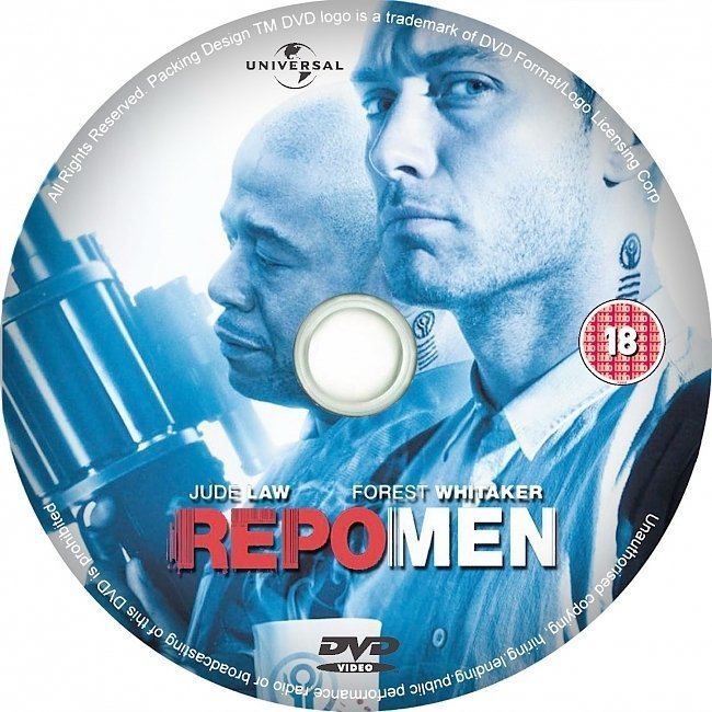 dvd cover Repo Men (2010) R2