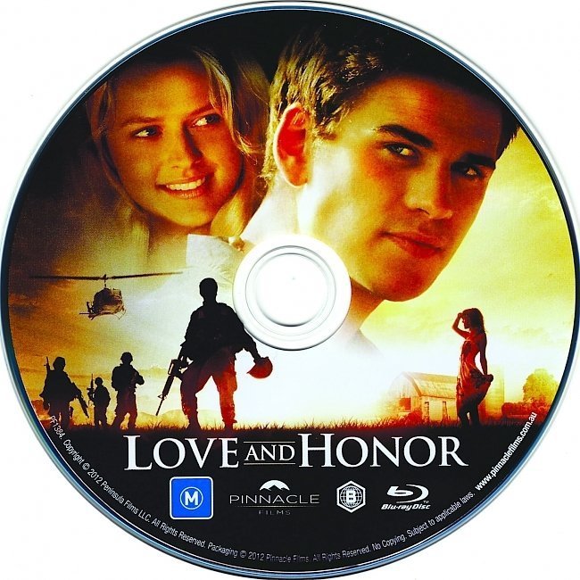 dvd cover Love and Honor R4 - Blu-Ray