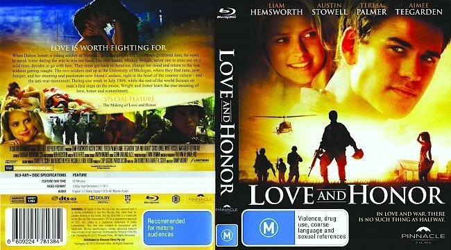 dvd cover Love and Honor R4 - Blu-Ray