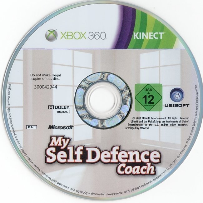 dvd cover My Self Defence Coach (2011) PAL