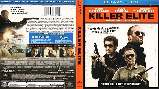 dvd cover Killer Elite