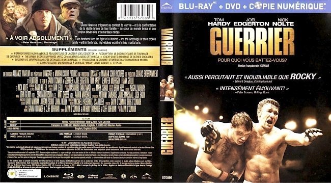 dvd cover Guerrier Warrior