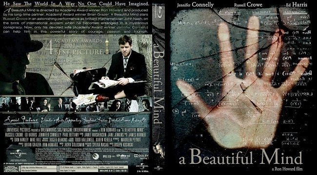 dvd cover A Beautiful Mind